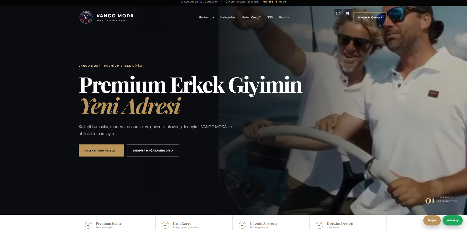 Vango Moda - E-Ticaret Web Sitesi